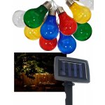 TR-590 Dekorativní 10ks LED venkovní solární řetěz 2m multicolor IP44 Trixline – Hledejceny.cz