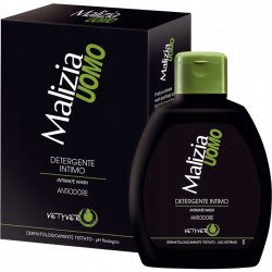 Malizia Intimo UOMO VETYVER Intimní mycí gel pro muže 200 ml