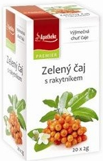 Apotheke Zelený čaj s rakytníkem 20 sáčků