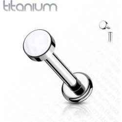 Šperky4U piercing do brady labreta titan TIT1097-1208-03