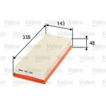 Vzduchový filtr VALEO 585050 – Hledejceny.cz