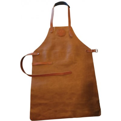 Ofyr leather apron brown stylová kožená zástěra OA-LA – Zboží Mobilmania