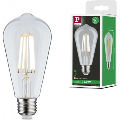 Paulmann Eco-Line Filament 230V LED žárovka ST64 E27 4W 3000K čirá – Hledejceny.cz
