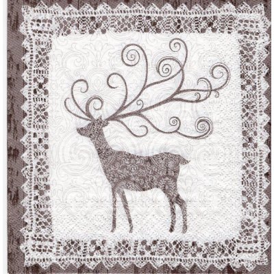 Ubrousek 33 x 33 JELEN – Zboží Mobilmania