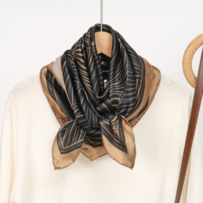 hedvábný šátek černo-bronzové ulity – Hledejceny.cz