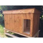 Truhlářství David Bouda pro psa zateplená 140 x 80 x 70 cm – Zboží Dáma