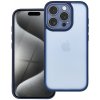 Pouzdro a kryt na mobilní telefon Apple VARIETE Case iPhone 15 Pro tmavemodrý modré