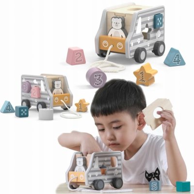 Viga dřevěná tahačka a vkládačka nákladní auto – Zboží Mobilmania