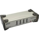 Aten CS-1734A KVM přepínač 4-port KVMP USB+PS/2, usb hub, audio, 1.2m kabely – Zboží Mobilmania