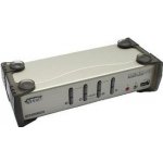 Aten CS-1734A KVM přepínač 4-port KVMP USB+PS/2, usb hub, audio, 1.2m kabely – Hledejceny.cz