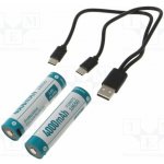 KEEPPOWER P1840TC Akum: Li-Ion; 18650,MR18650; 3,7V; 4000mAh; Ø18,5x70,5mm; 8A; 2ks. – Zboží Živě