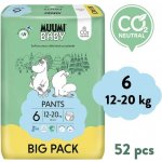 Muumi Baby Pants 6 Junior 12-20 kg kalhotkové eko 52 ks – Hledejceny.cz