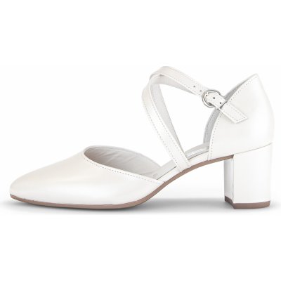 GABOR Dámské kožené bílé lodičky 41.343.60 245 – Zboží Dáma