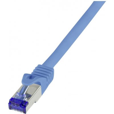 LogiLink C6A106S RJ45 CAT 6A S/FTP 15m modrý – Zboží Živě