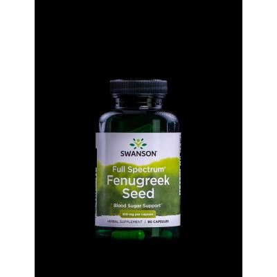 Swanson Pískavice Fenugreek Seed 610 mg 90 kapslí – Hledejceny.cz