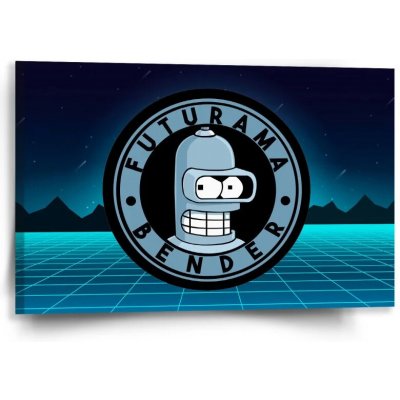 Sablio Obraz Futurama Bender Čtvrtá dimenze - 60x40 cm – Hledejceny.cz