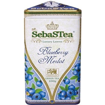 SebaSTea zelený čaj Blueberry Merlot 100 g