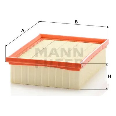 MANN FILTER Vzduchový filtr C 2295 – Hledejceny.cz
