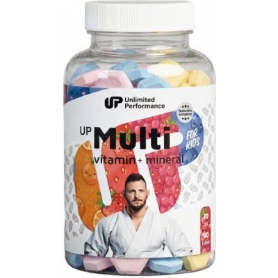 Unlimited Performance UP Multi Vitamin + Mineral pro děti 90 tablet ovocná směs – Hledejceny.cz
