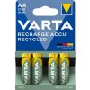 Baterie nabíjecí VARTA Recharge Accu Recycled AA 2100 mAh 4 ks 56816101404