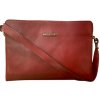 Kabelka Marta Ponti crossbody kabelka kožená 8106205 vermelho červená