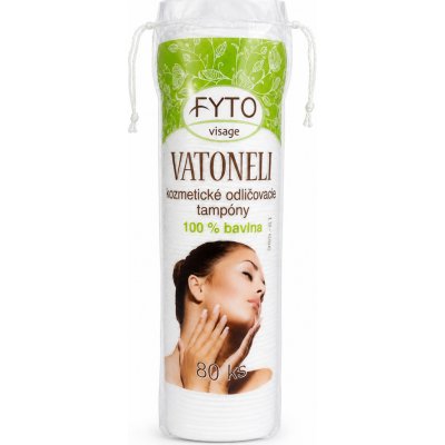 Fyto Visage Vatoneli kosmetické odličovací tampóny 80 ks – Sleviste.cz