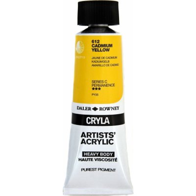 Daler Rowney Cryla Artists akrylová barva cadmium yellow 75 ml – Hledejceny.cz