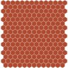 Hisbalit mozaika červená 172E SATINATO hexagony 2,3x2,6 (33,33x33,33) cm 1m²