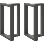Omaxi 317148 Nohy k jídelnímu stolu ve tvaru T 2 ks antracitové 60 x 35 x 72-73 cm ocel – Zboží Dáma