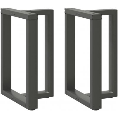 Omaxi 317148 Nohy k jídelnímu stolu ve tvaru T 2 ks antracitové 60 x 35 x 72-73 cm ocel – Zboží Dáma