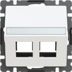 ABB Zoni kryt datové zásuvky matná bílá 5014T-A00418 240 – Sleviste.cz