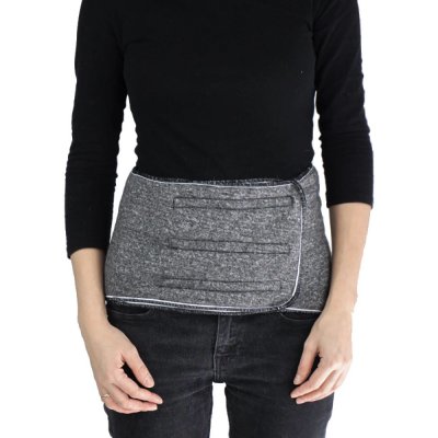 BabičkaOvečková Elastický ledvinový pás z ovčí vlny merino na suchý zip – Zboží Dáma