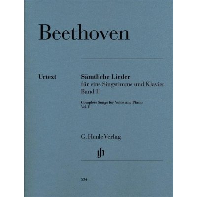 Ludwig van Beethoven Complete Songs 2 noty na zpěv, klavír – Hledejceny.cz