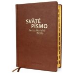 Sväté písmo - Jeruzalemská Biblia veľký formát hnedá obálka so zlatorezom - Dobrá kniha – Hledejceny.cz
