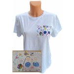 Dámské tričko s výšivkou z kresby vašeho dítěte 1.Bílá – Zboží Dáma