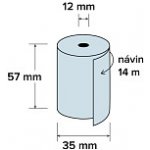 Termo kotouček 57/35/12 mm, 14m, BPA free, 5 ks – Zboží Živě