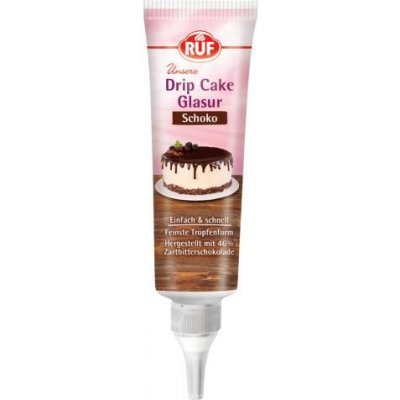 RUF Drip Cake Glaze čokoláda veganské 125 g – Hledejceny.cz