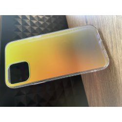 Pouzdro AppleKing nárazuvzdorné ochranné s holografickém efektem iPhone 12 Pro Max - bílé