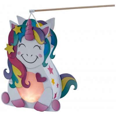 CRELANDO Kreativní sada „Výroba lampionu" Einhorn – Zboží Mobilmania
