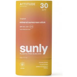 Attitude Sunly Tyčinka na tělo Tropical SPF30 60 g