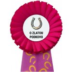 Kokarda jednořadá PODKOVA průměr 8 cm – Zboží Dáma