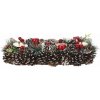 Vánoční dekorace HOMESTYLING Vánoční adventní svícen 40 cm KO-ACW006820