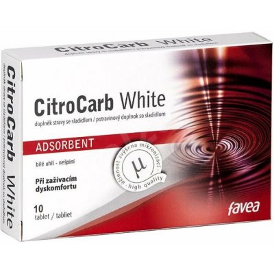 Favea CitroCarb White 10 tablet – Hledejceny.cz