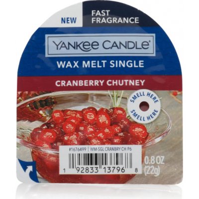 Yankee Candle Cranberry Chutney Vosk do aromalampy 22 g – Zbozi.Blesk.cz