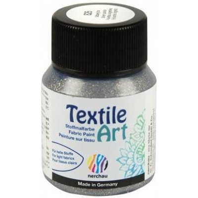 Nerchau Textile Art 826 stříbrný glitr 59 ml – Hledejceny.cz