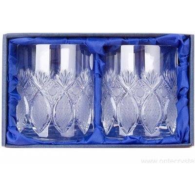 Bohemia Crystal sada 2 broušených sklenic na whisky. Brus Paříž.00 PK 330 ml – Zbozi.Blesk.cz