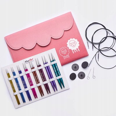 KnitPro Zing Deluxe set vyměnitelných jehlic – Zboží Mobilmania