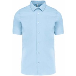 Kariban pánská košile s elastanem Comfy světle modrá