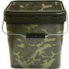 Rybářská krabička a box Sonik kbelík camo square bucket 5 l