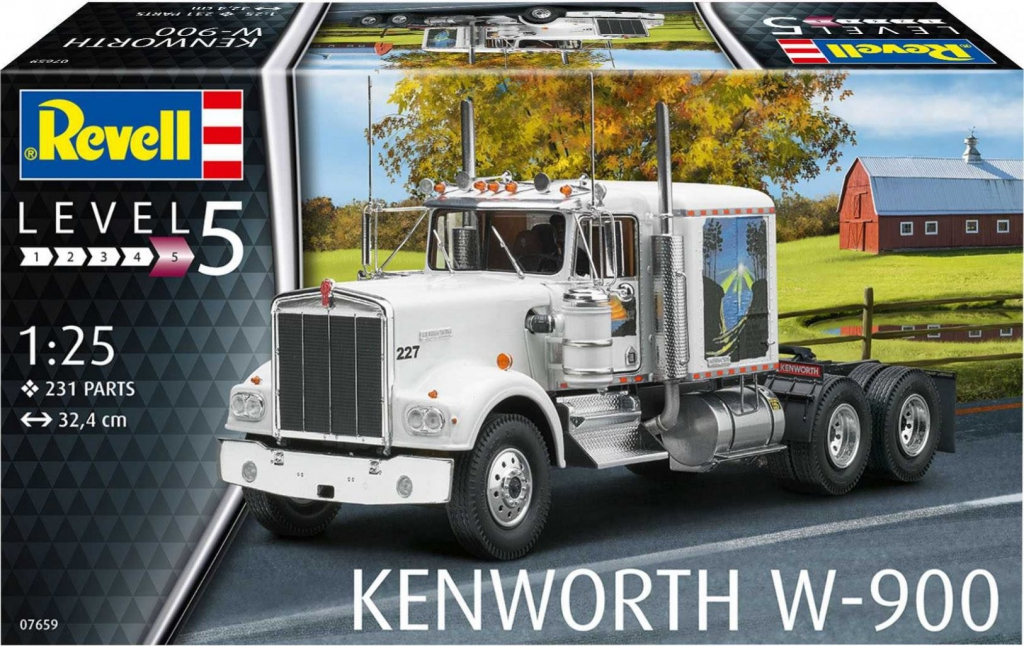 Revell Plastic ModelKit auto 07659 Kenworth W-900 1:25